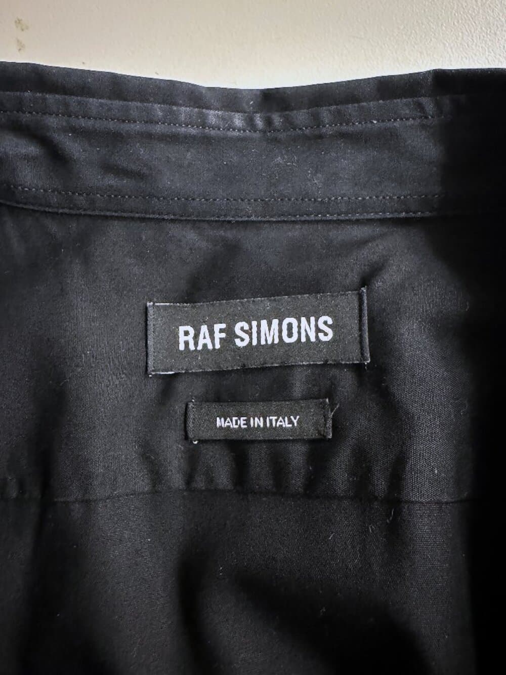 Archival Raf Simons Geometric Patch / Tape Design Shirt - 2010 Velcro collection - Thumbnail 9