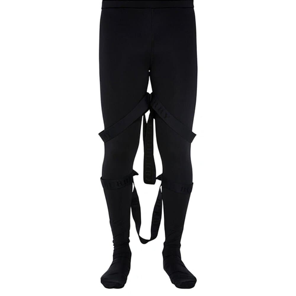 Burberry Black Bondage Strap Leggings
