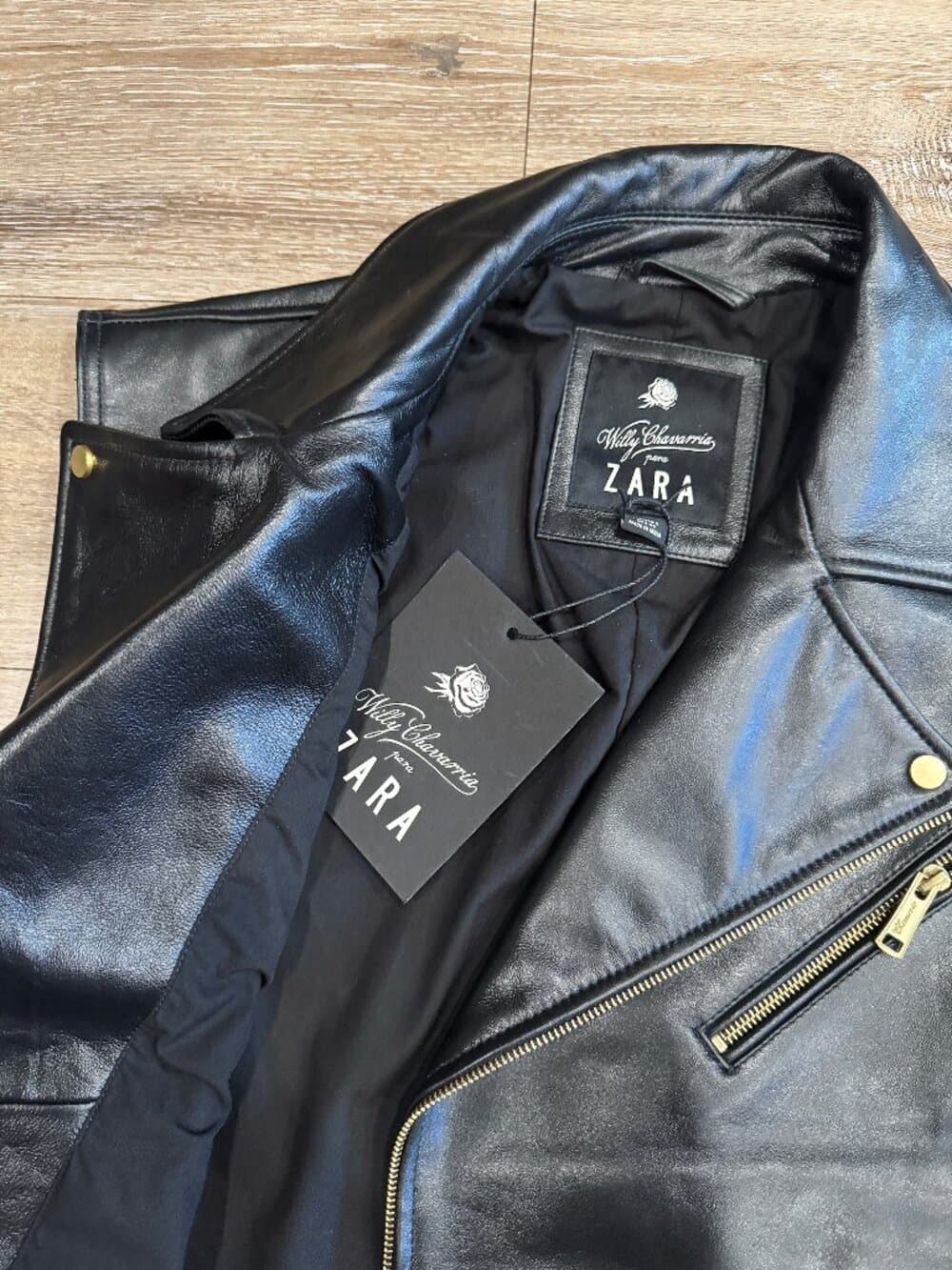 LEATHER BIKER VEST WILLY CHAVARRIA X ZARA (Sold Out) - Thumbnail 9