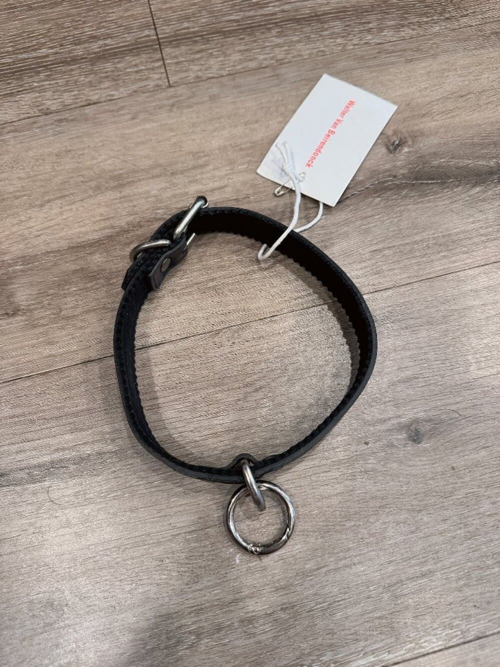Walter Van Beirendonck AW22 "Bolt + Hook" Leather Keychain & Dog Collar Set - Thumbnail 3