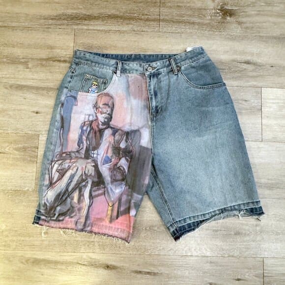 KIDSUPER "Painted Panel" Shorts - Thumbnail 9