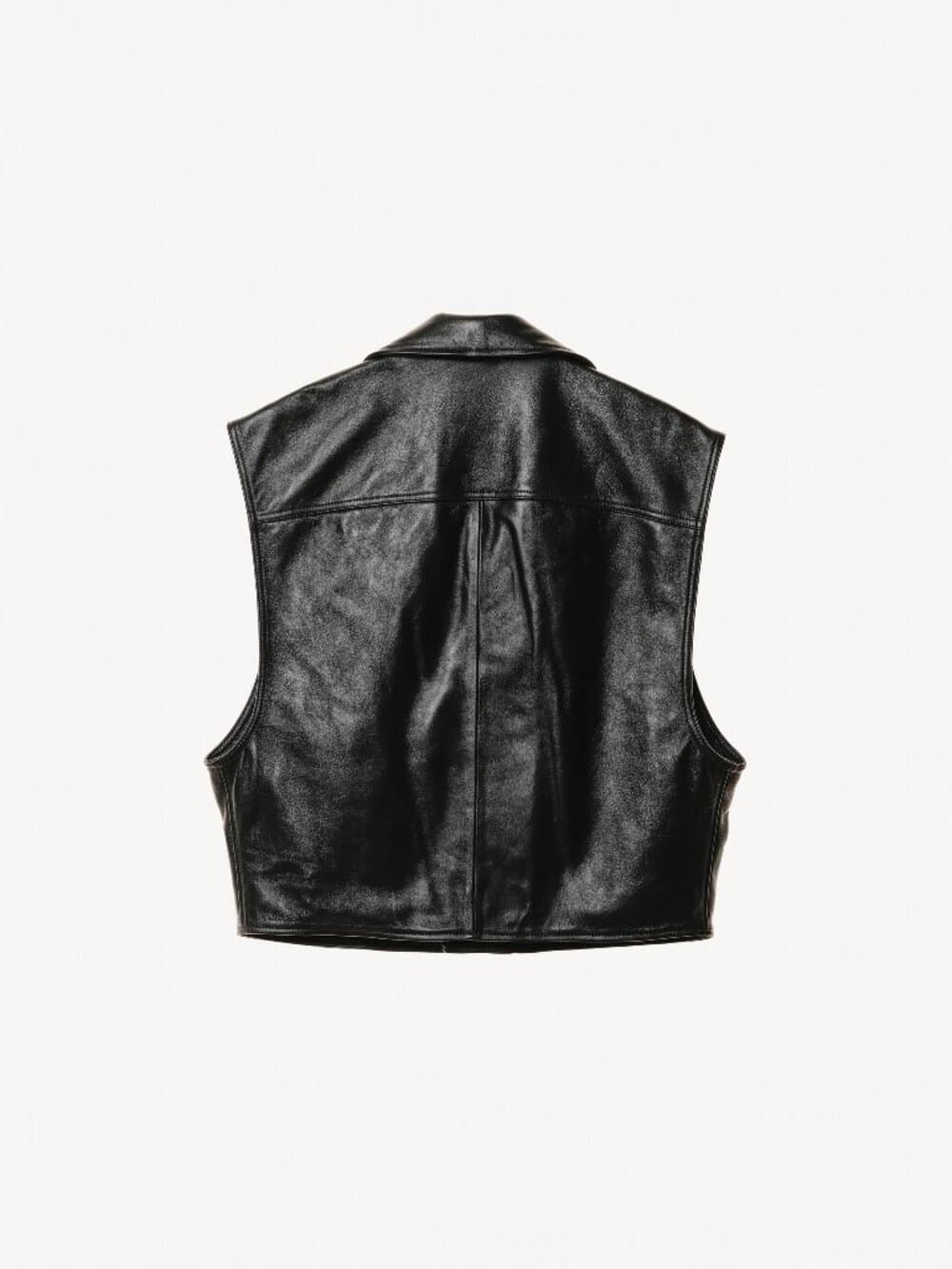 LEATHER BIKER VEST WILLY CHAVARRIA X ZARA (Sold Out) - Thumbnail 6