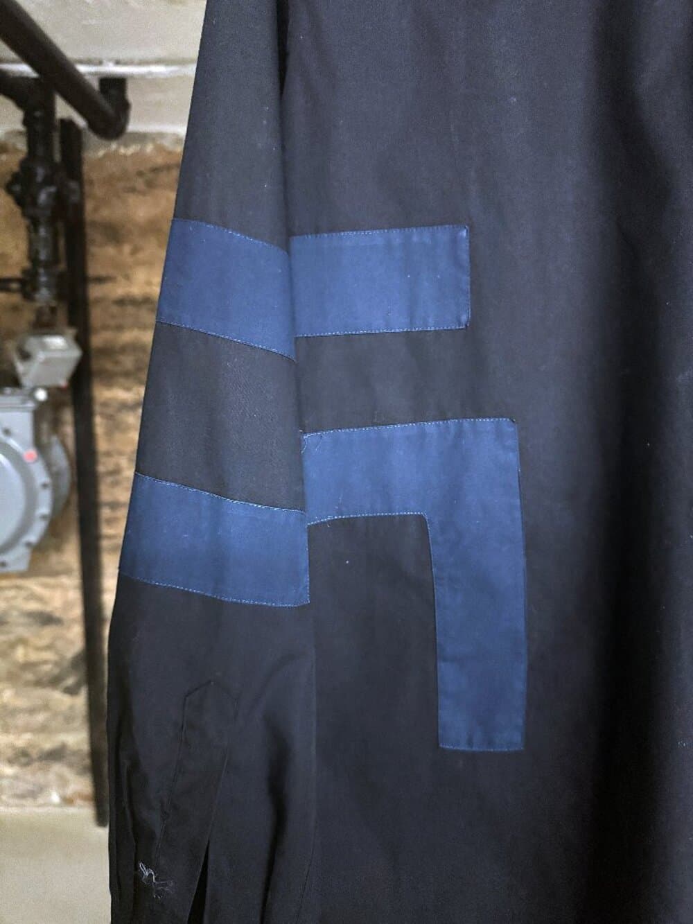 Archival Raf Simons Geometric Patch / Tape Design Shirt - 2010 Velcro collection - Thumbnail 6
