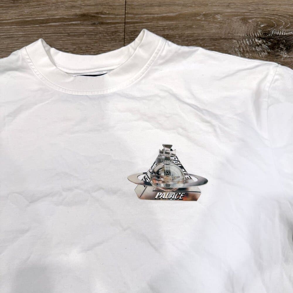 PALACE VIVIENNE WESTWOOD T-SHIRT WHITE - Thumbnail 3