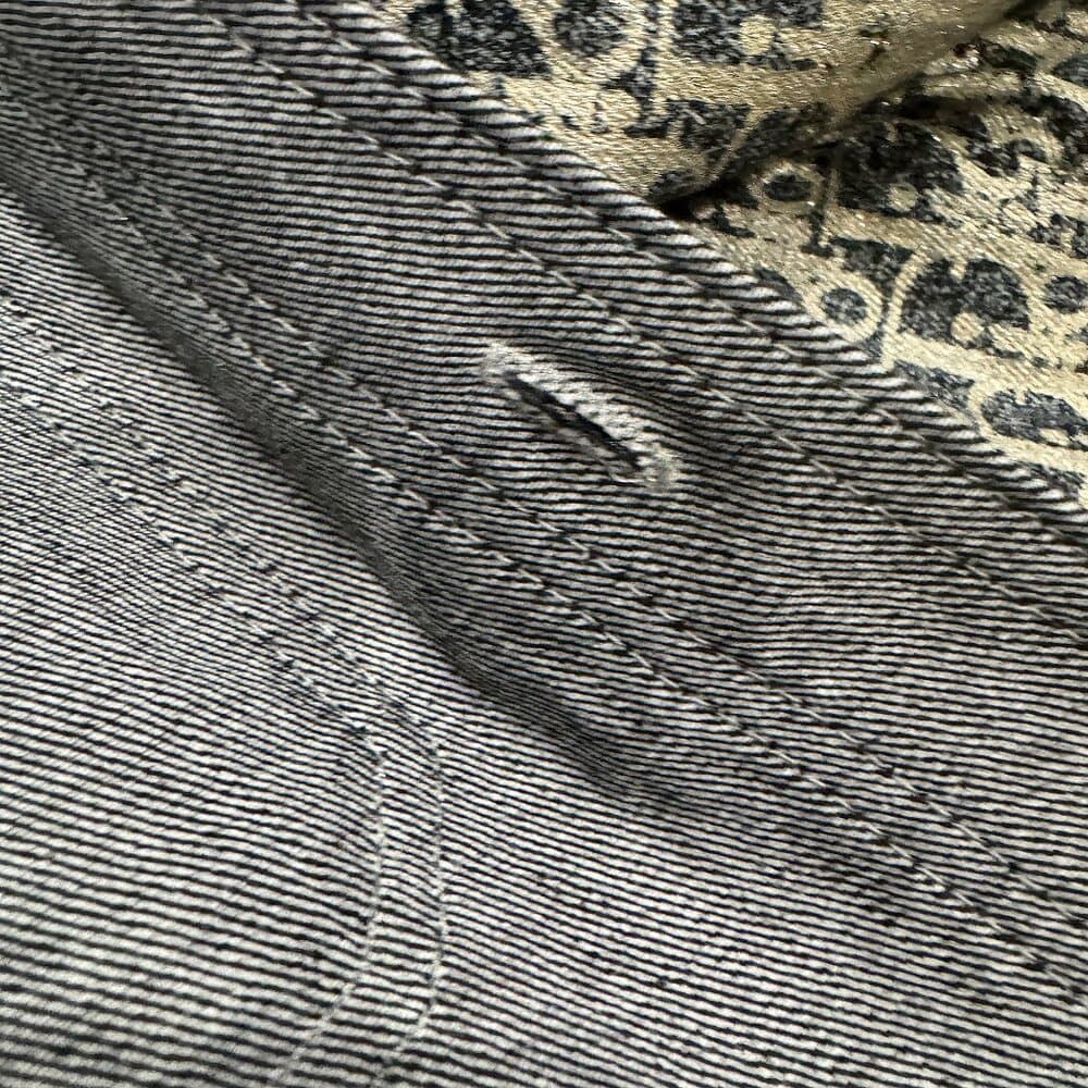Dior Oblique Denim Overshirt / Jacket Gray Silver/Gold Tone Cotton - Thumbnail 4