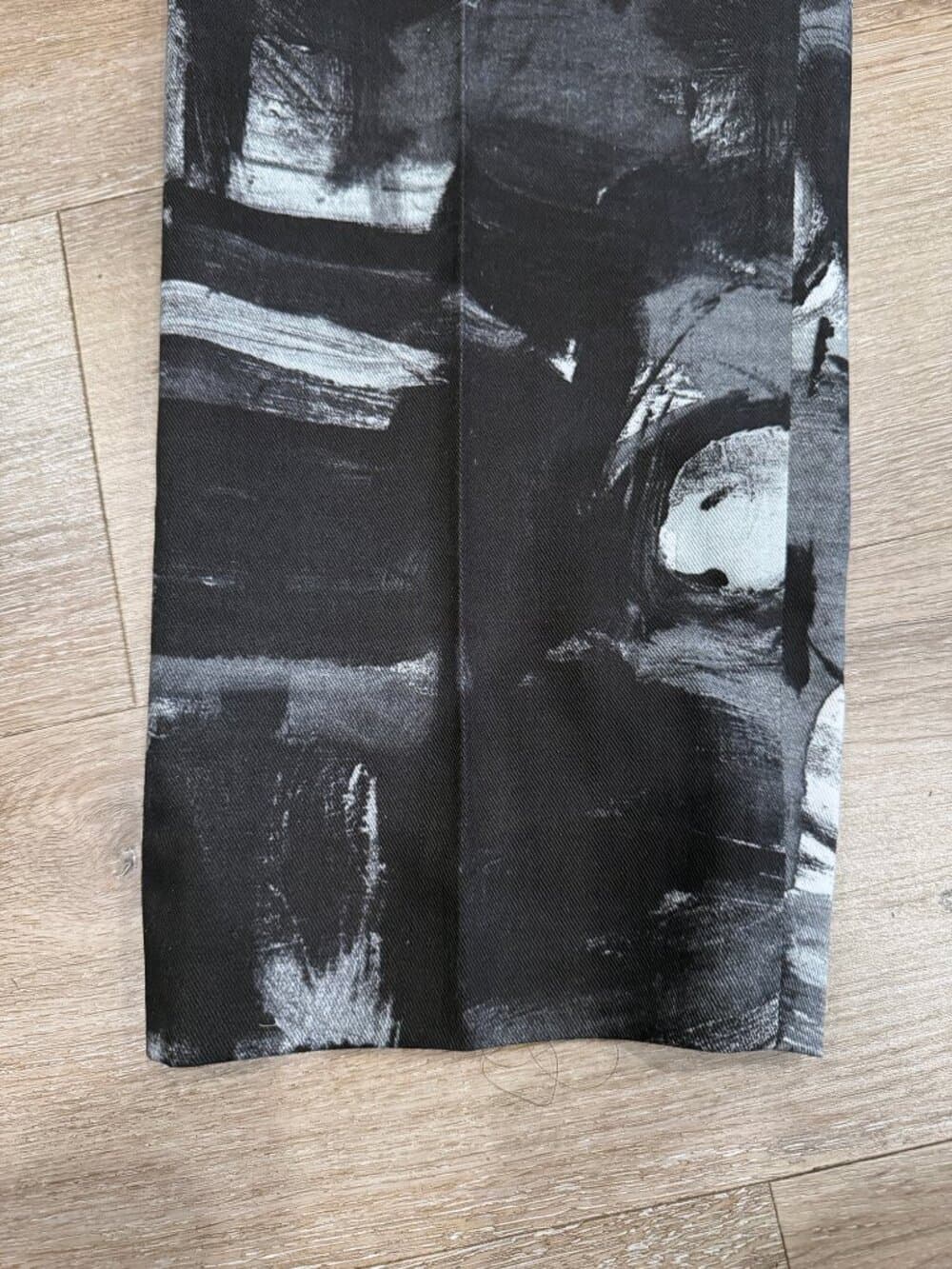 Moschino Couture Abstract Painted Brushstroke Tailored Trousers - size 54 - Thumbnail 4