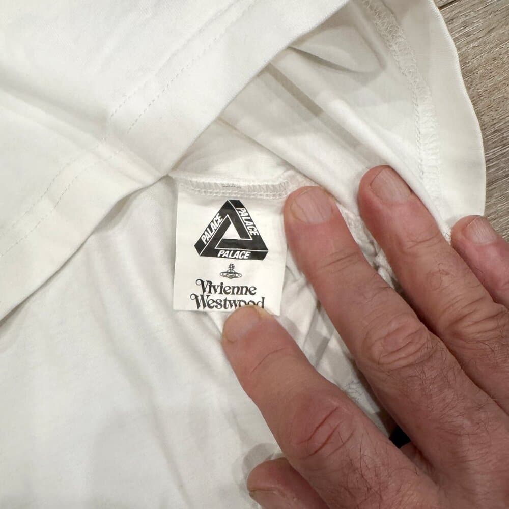 PALACE VIVIENNE WESTWOOD T-SHIRT WHITE - Thumbnail 5