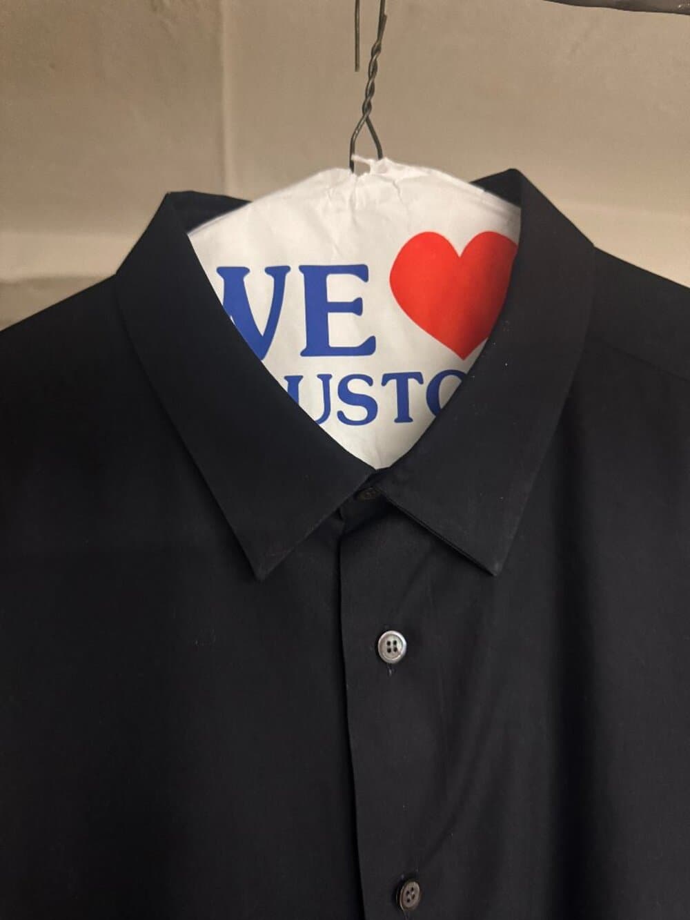 Archival Raf Simons Geometric Patch / Tape Design Shirt - 2010 Velcro collection - Thumbnail 12