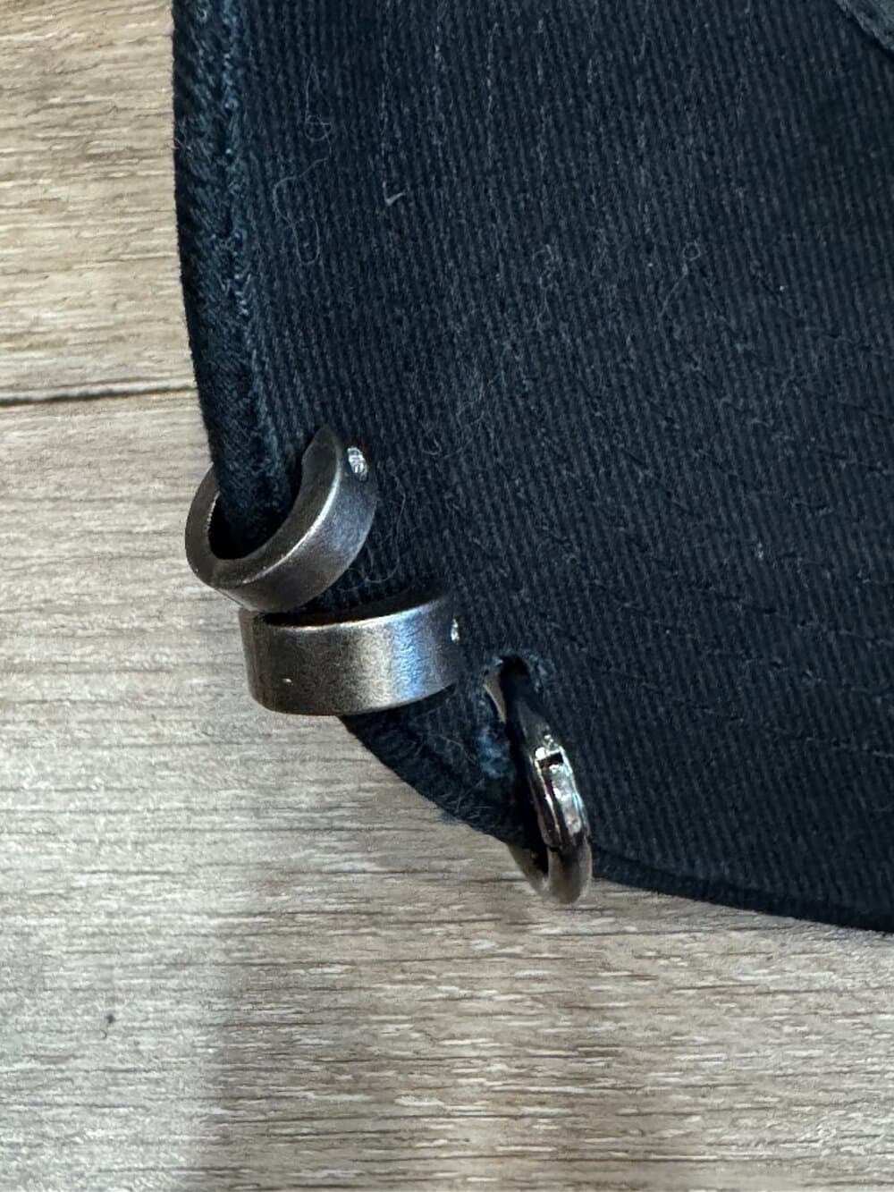 Balenciaga Black Pierced Distressed Baseball Cap Hat - Thumbnail 3