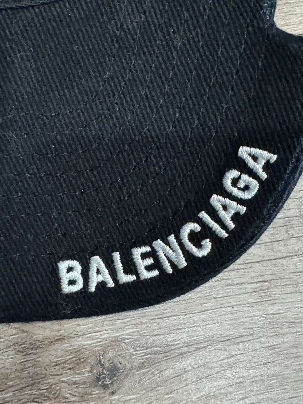 Balenciaga Black Pierced Distressed Baseball Cap Hat - Thumbnail 4
