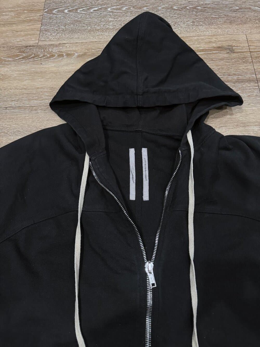 Authentic Rick Owens Mainline Windbreaker Zip-Up Hoodie - Thumbnail 2