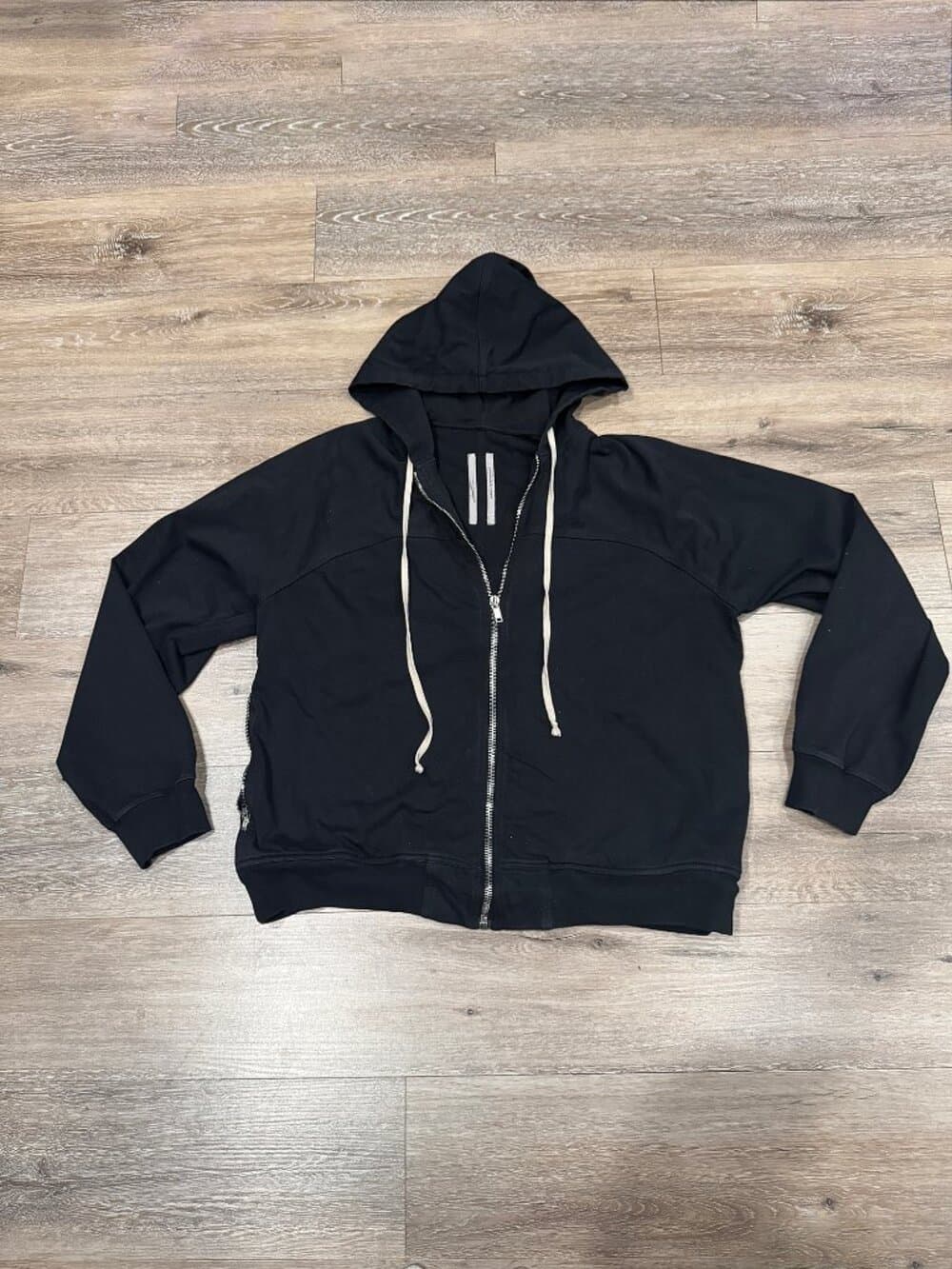 Authentic Rick Owens Mainline Windbreaker Zip-Up Hoodie