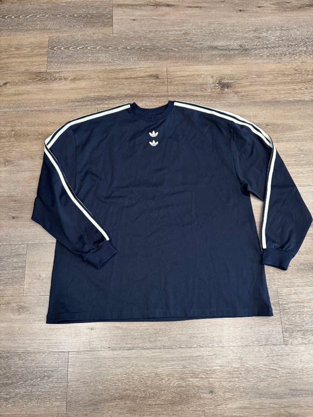 Adidas x Willy Chavarria Paris Merch Long Sleeve Tee – Medium (Oversized) - Thumbnail 2