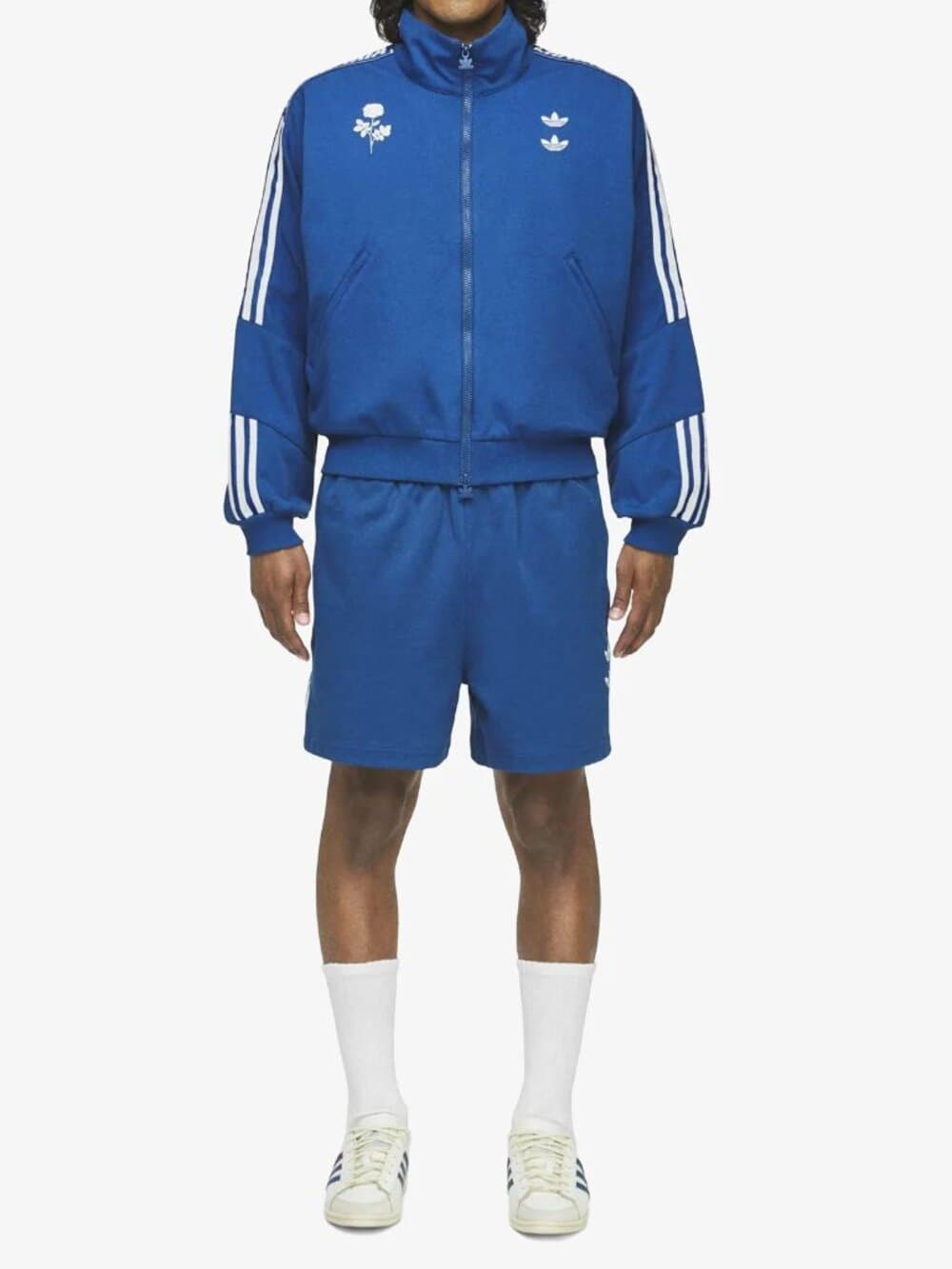 Adidas x Willy Chavarria Gym Shorts Dark Marine Blue. Size S
