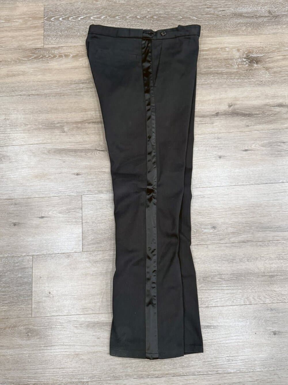 Archival Comme des Garçons SHIRT Heavy Cotton Drill Tuxedo Pants - (AW14) - Thumbnail 6