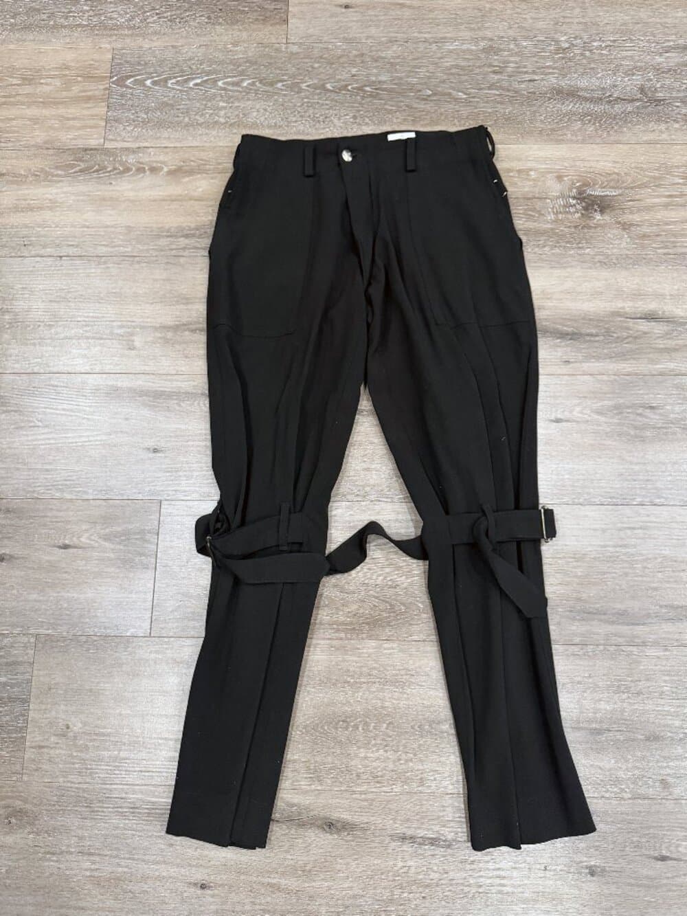 Archival Vivienne Westwood Mainline 100% Wool Bondage Trousers - Size 28
