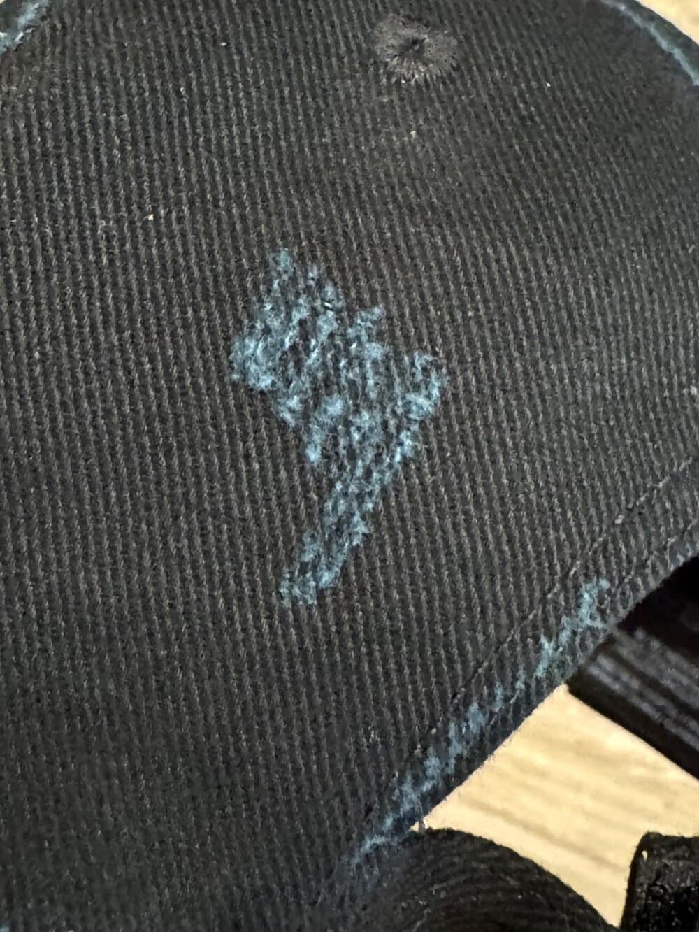 Balenciaga Black Pierced Distressed Baseball Cap Hat - Thumbnail 7