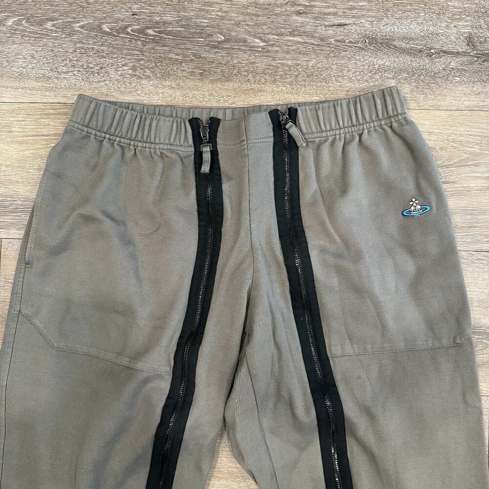 Vivienne Westwood Double zip front trackpants. XL - Thumbnail 2