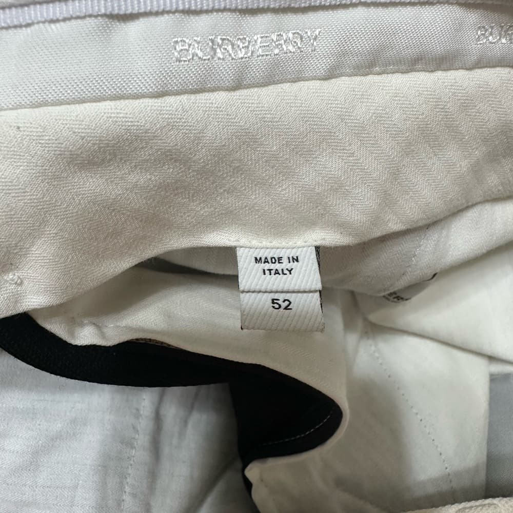 Burberry Black Dress Pants with White Accent - Thumbnail 5