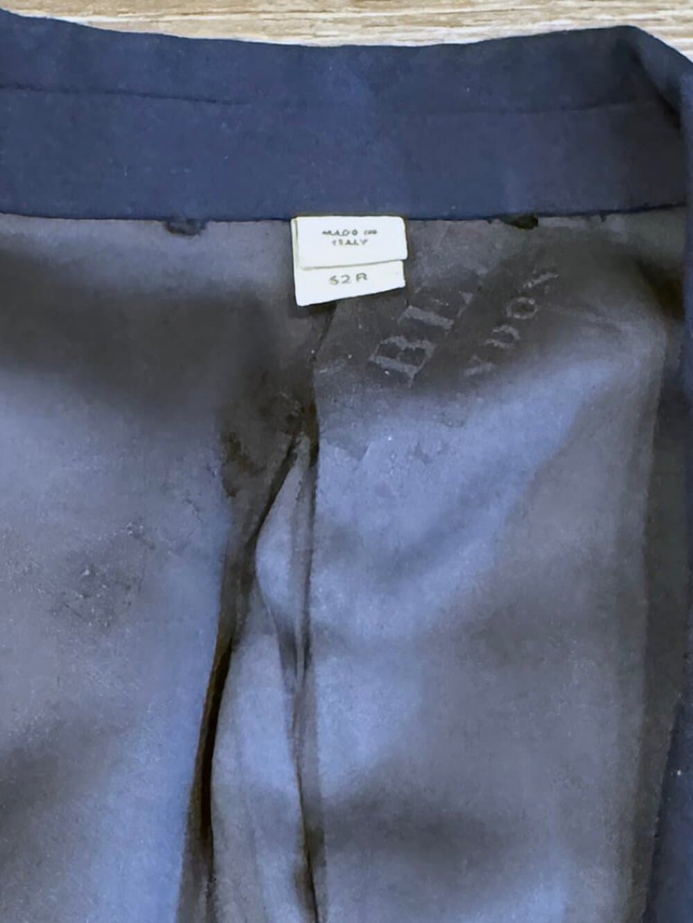 Burberry London Sandhurst Navy Blue Wool Mohair Suit - Thumbnail 2