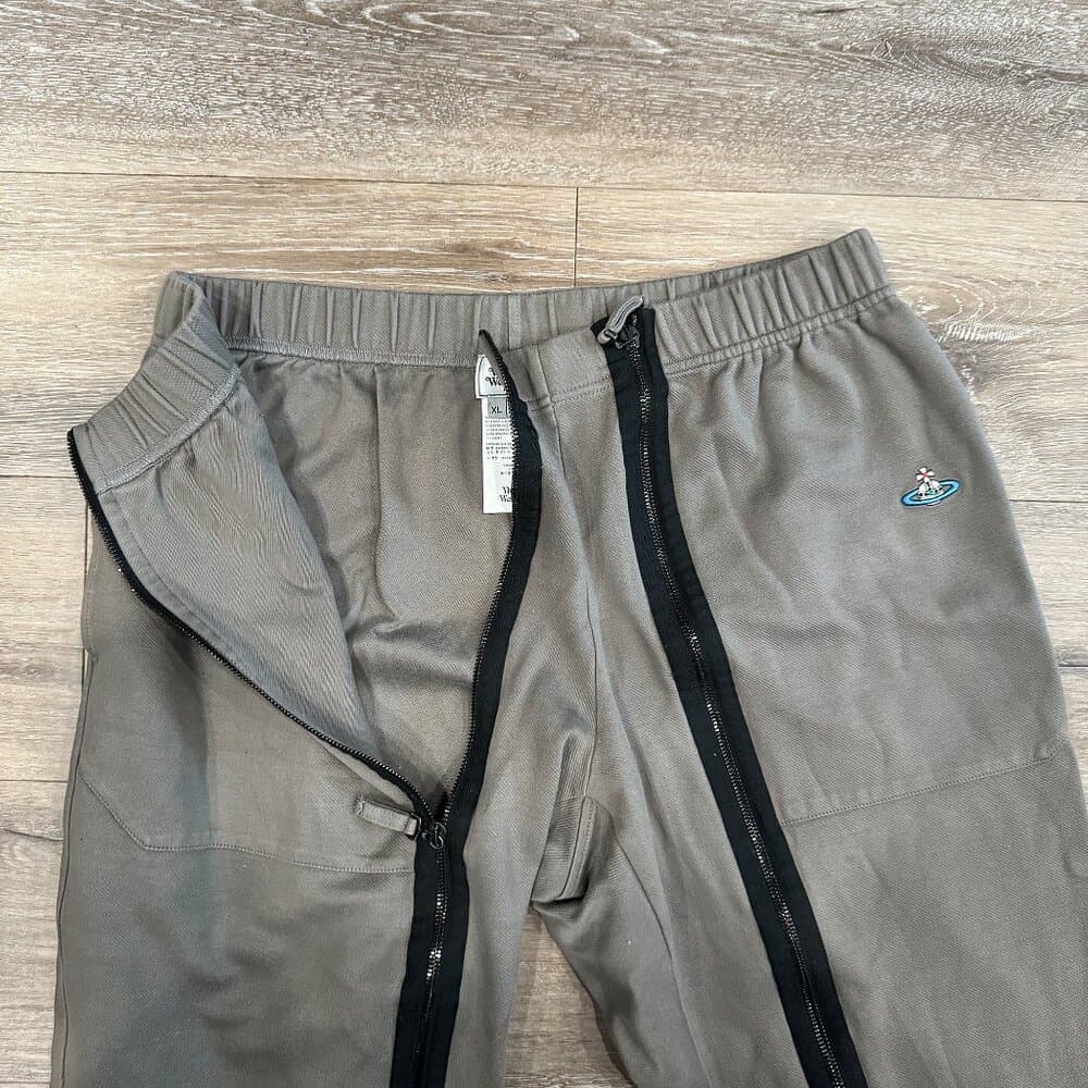Vivienne Westwood Double zip front trackpants. XL - Thumbnail 6