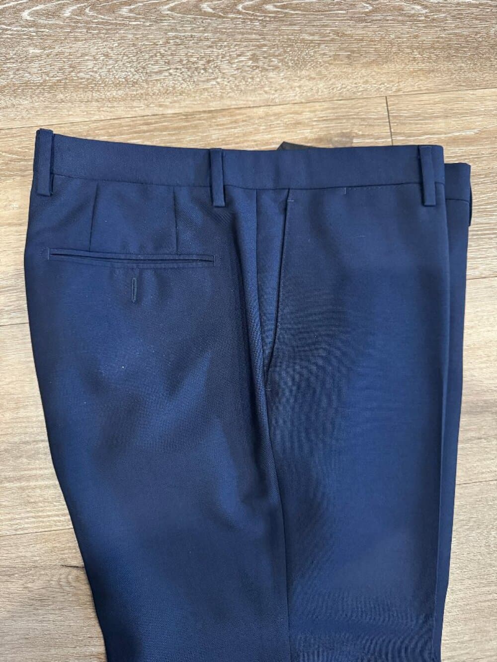Burberry London Sandhurst Navy Blue Wool Mohair Suit - Thumbnail 8