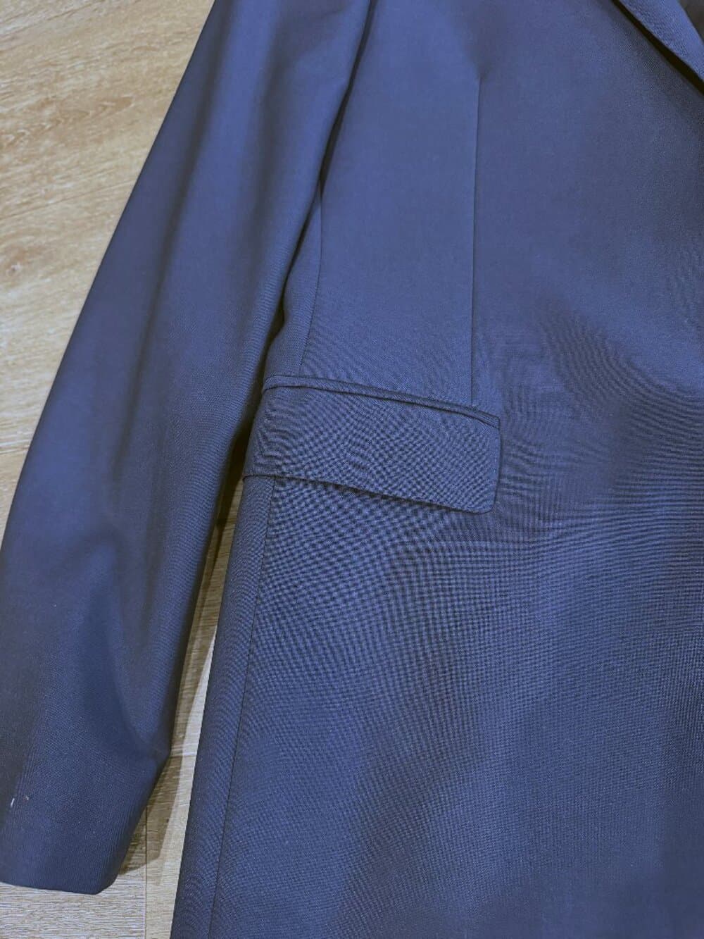 Burberry London Sandhurst Navy Blue Wool Mohair Suit - Thumbnail 3