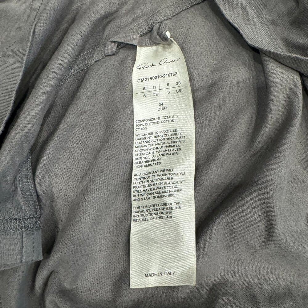 Rick Owens X Champion Tommy Tee Dust - Small - Thumbnail 7