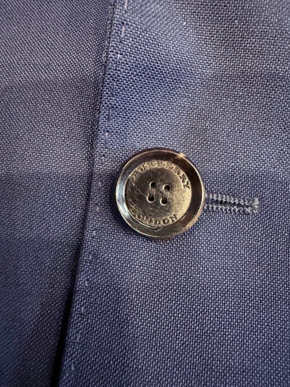Burberry London Sandhurst Navy Blue Wool Mohair Suit - Thumbnail 4