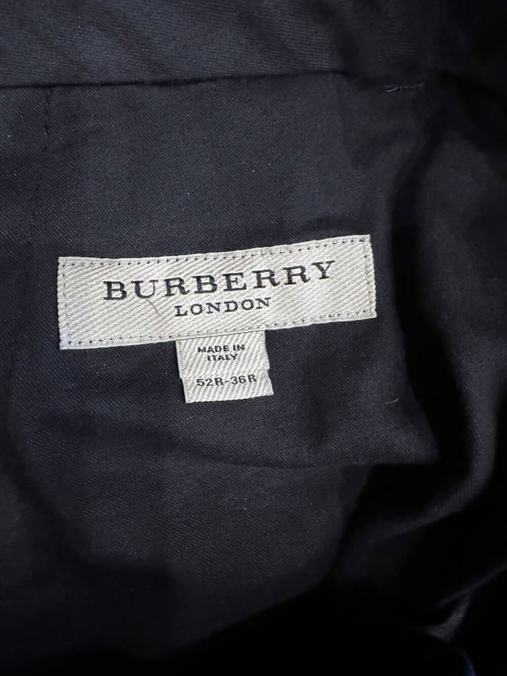 Burberry London Sandhurst Navy Blue Wool Mohair Suit - Thumbnail 10