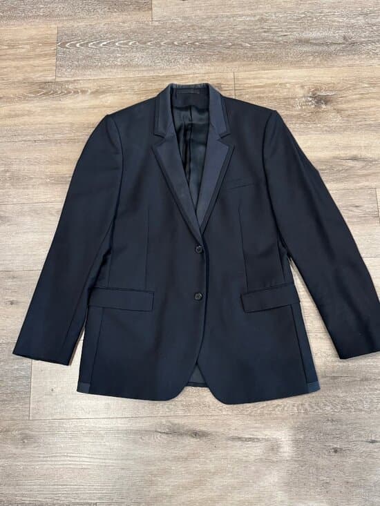 Givenchy Paris Men’s Mohair Wool Tuxedo Jacket Black Size 54 (US 44) Tisci Era - Thumbnail 8