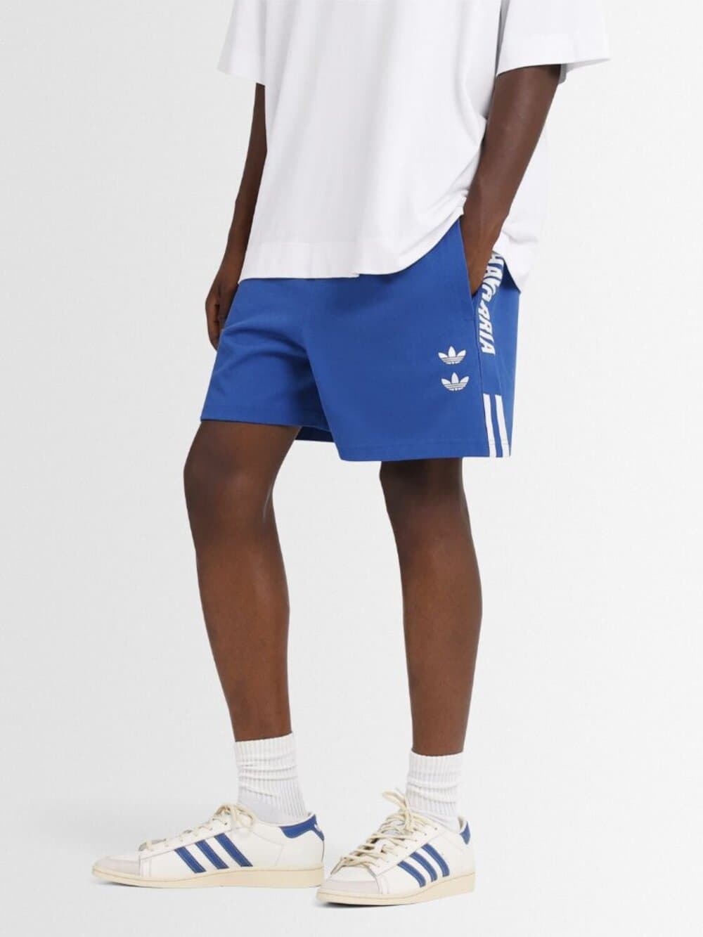 Adidas x Willy Chavarria Gym Shorts Dark Marine Blue. Size S - Thumbnail 5