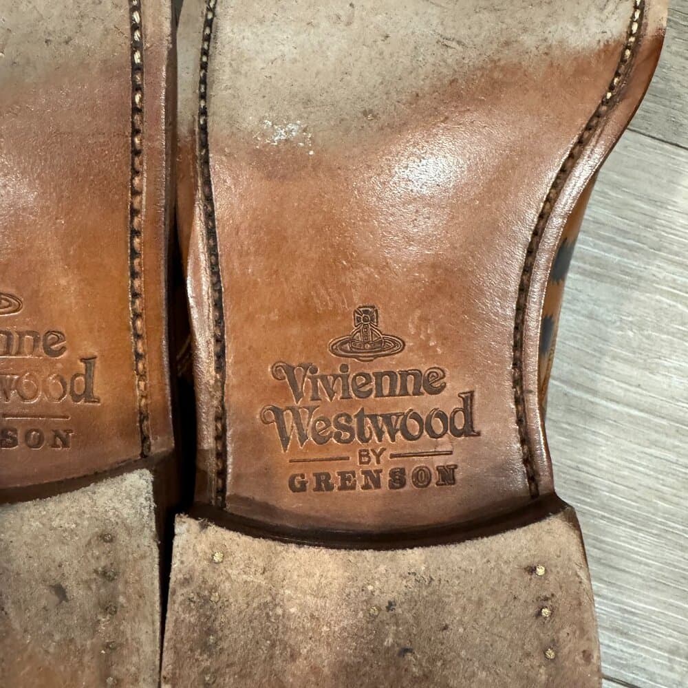 Vivienne West wood Squiggle Derby Shoes EU42 - Thumbnail 8