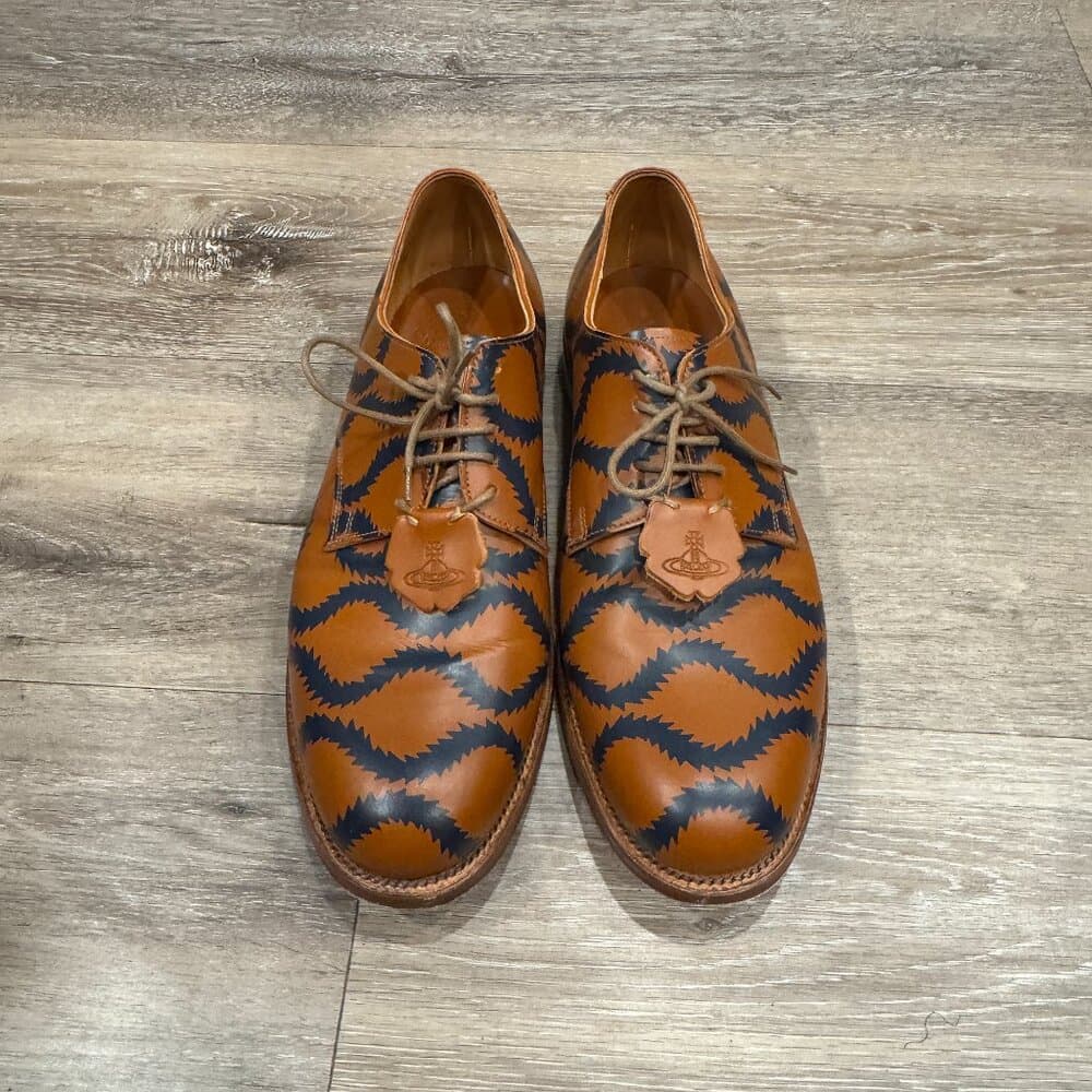 Vivienne West wood Squiggle Derby Shoes EU42 - Thumbnail 2