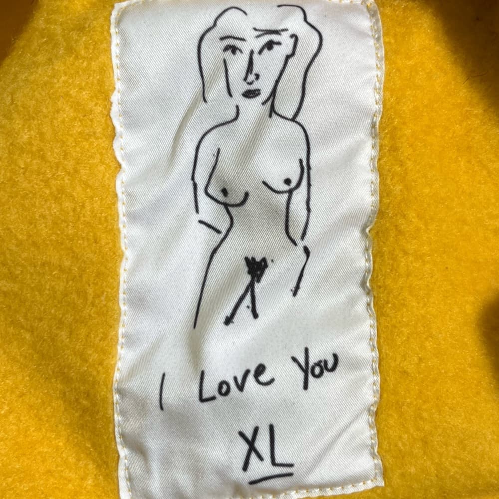 kidsuper studios yellow embroidered hoodie size XL - Thumbnail 10