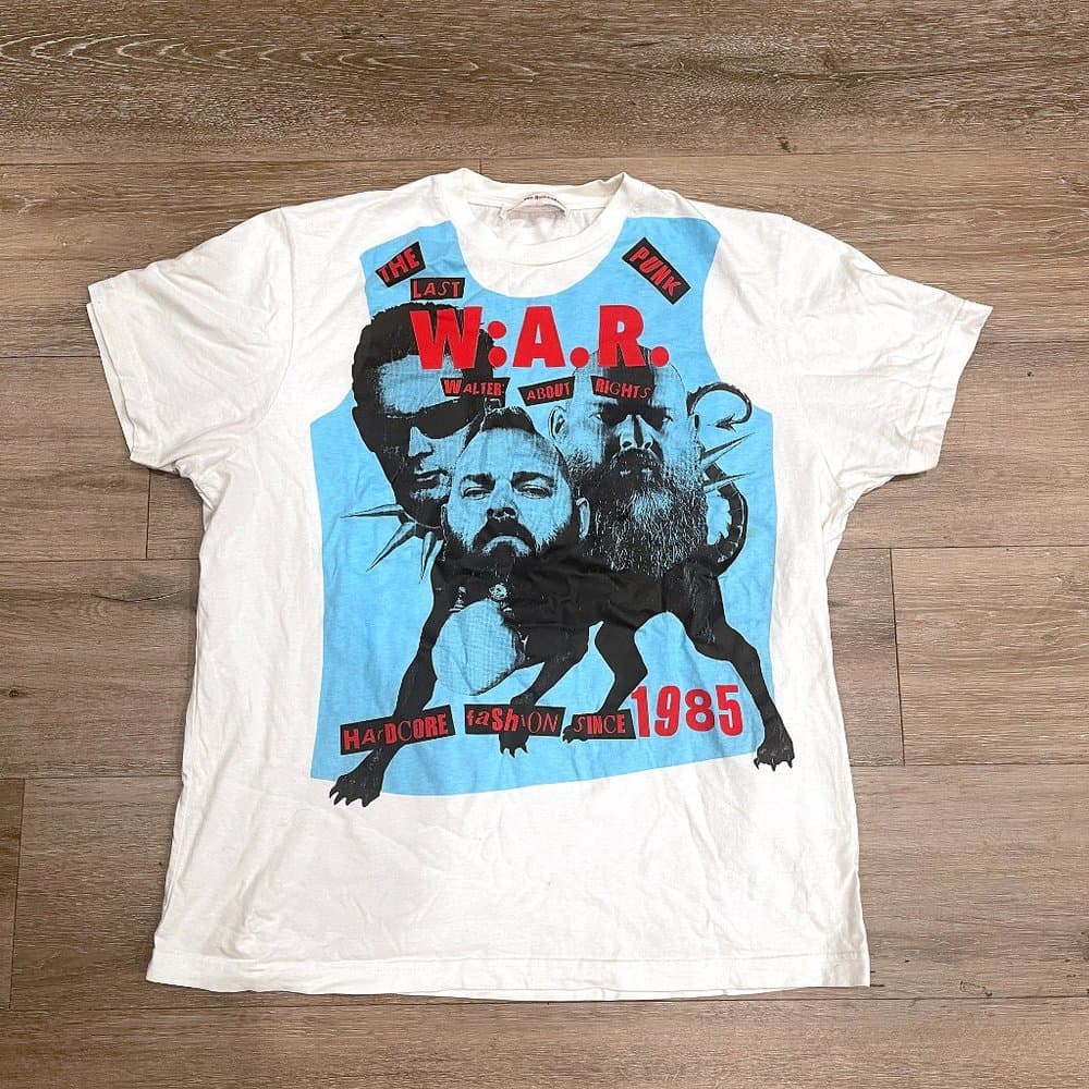 WALTER VAN BEIRENDONCK LAST PUNK SS20 BLUE - Thumbnail 5
