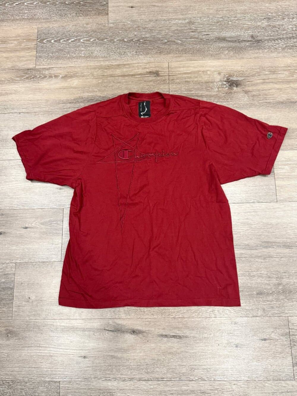 Rick Owens x Champion "Jumbo/Tommy Tee - Small - Thumbnail 7