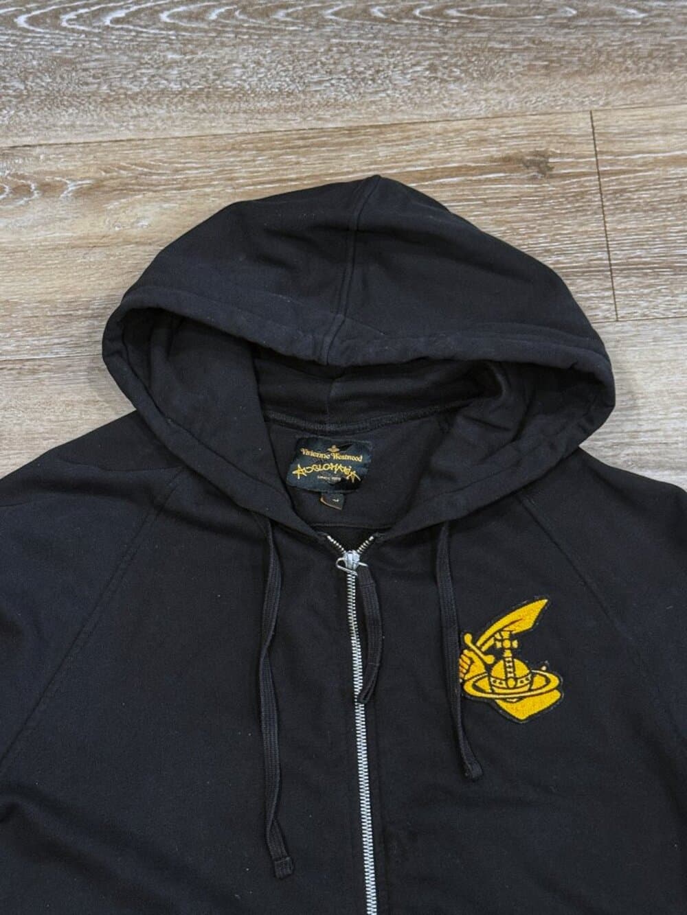 Vivienne Westwood Anglomania "Arm and Cutlass" Zip-Up Hoodie.