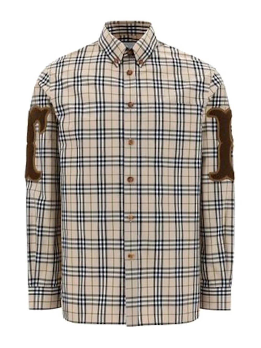 Burberry Letter Graphic Check Cotton Poplin Shirt. Designed by Riccardo Tisci