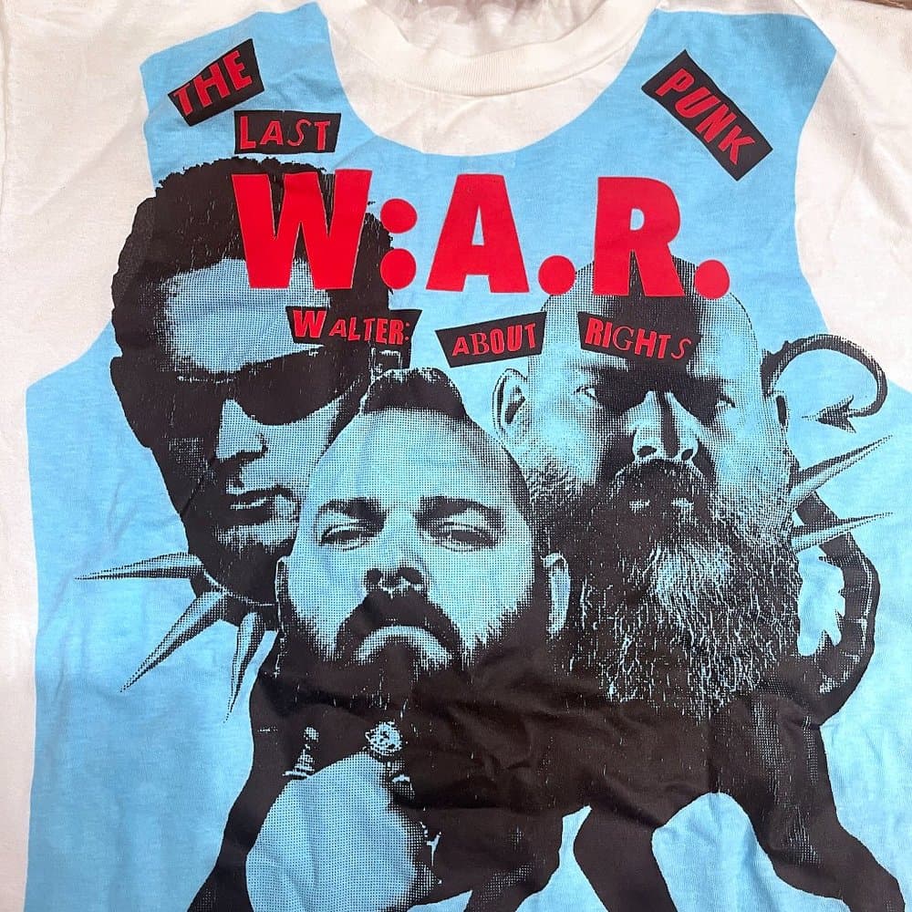 WALTER VAN BEIRENDONCK LAST PUNK SS20 BLUE - Thumbnail 3