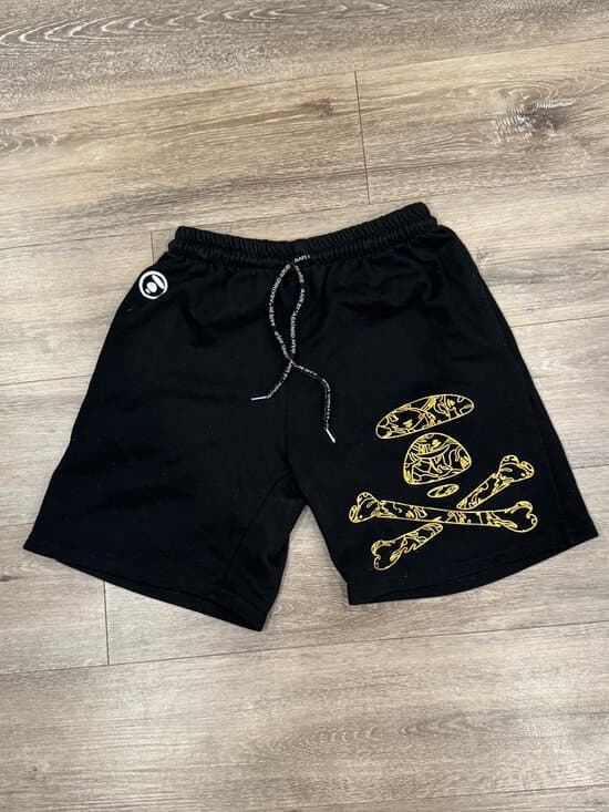 Black AAPE by A Bathing Ape shorts - Thumbnail 7