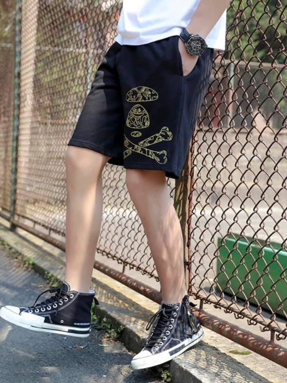 Black AAPE by A Bathing Ape shorts