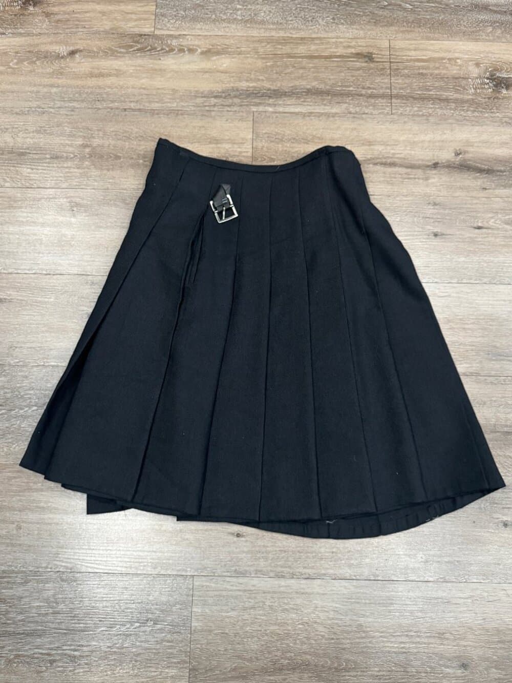 Zara x Steven Meisel New York collection - Wool Blend Box Pleat Kilt/skirt - Thumbnail 4
