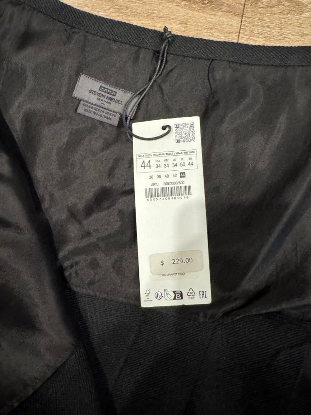 Zara x Steven Meisel New York collection - Wool Blend Box Pleat Kilt/skirt - Thumbnail 9