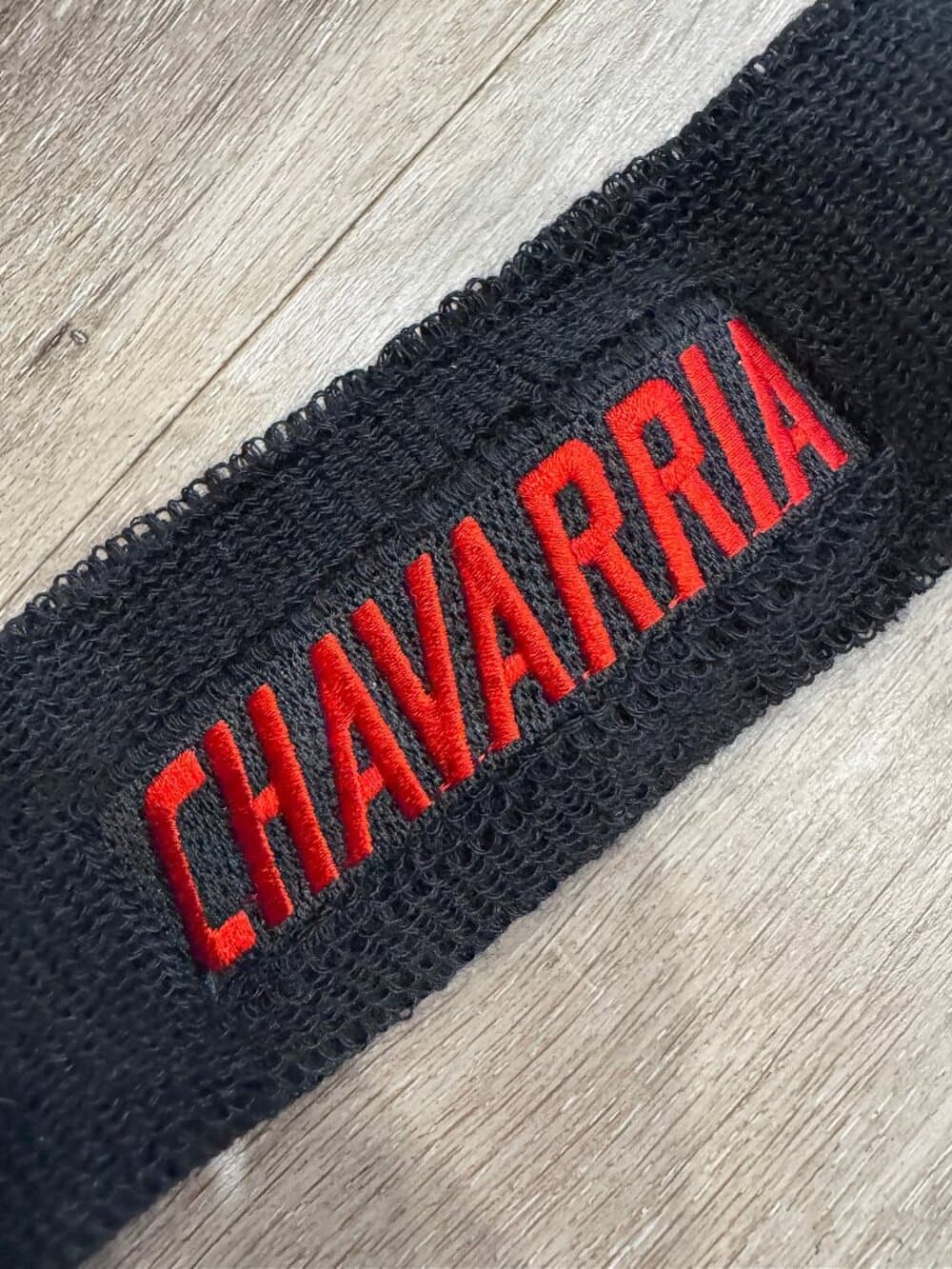 Adidas Originals x Willy Chavarria Embroidered Knit Headband - Black / Red - Thumbnail 2