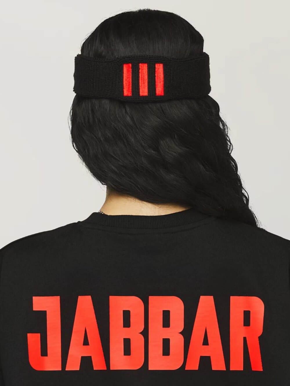 Adidas Originals x Willy Chavarria Embroidered Knit Headband - Black / Red - Thumbnail 5