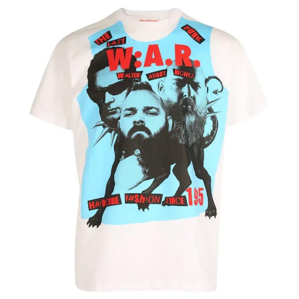 WALTER VAN BEIRENDONCK LAST PUNK SS20 BLUE
