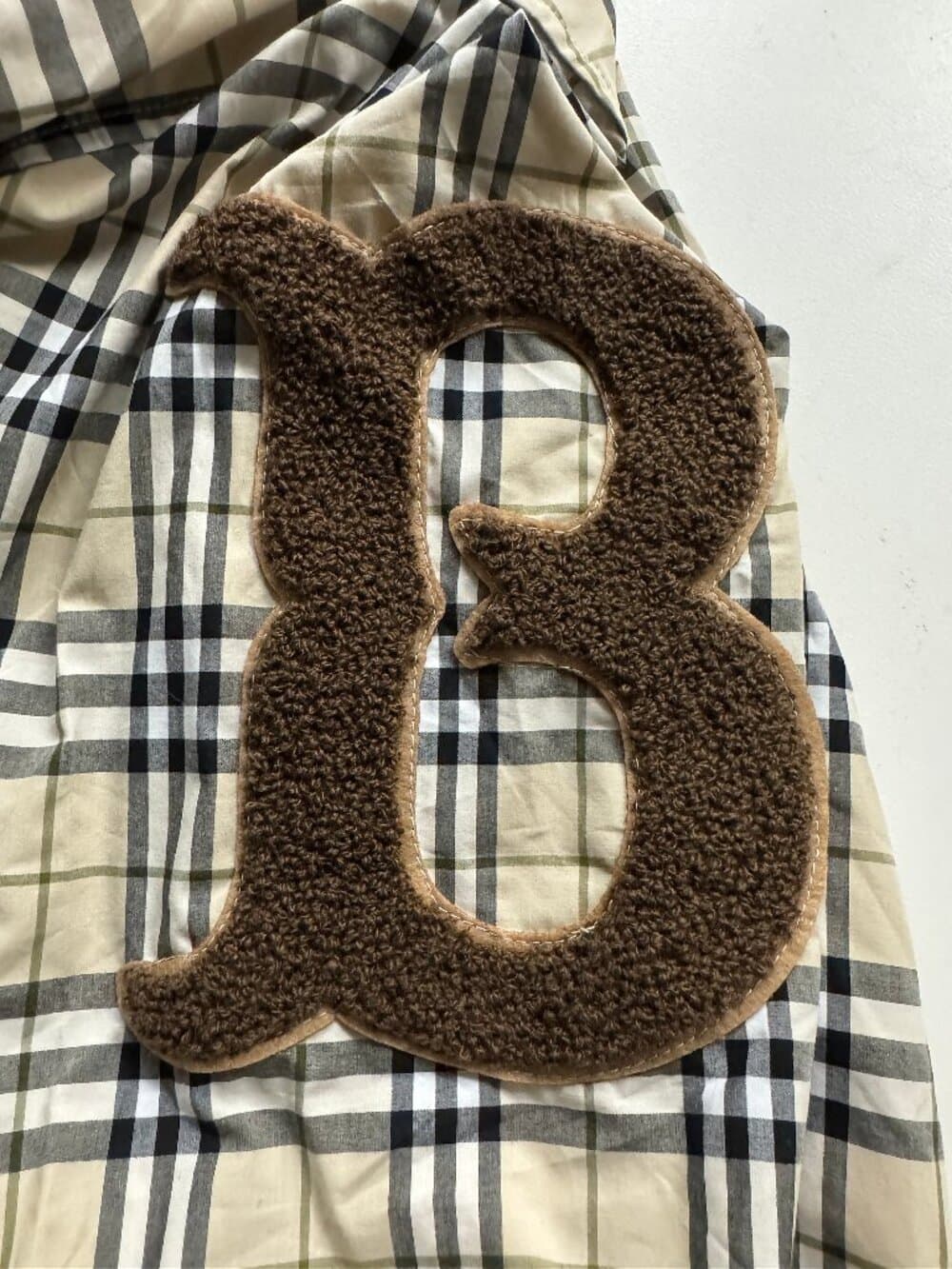 Burberry Letter Graphic Check Cotton Poplin Shirt. Designed by Riccardo Tisci - Thumbnail 5