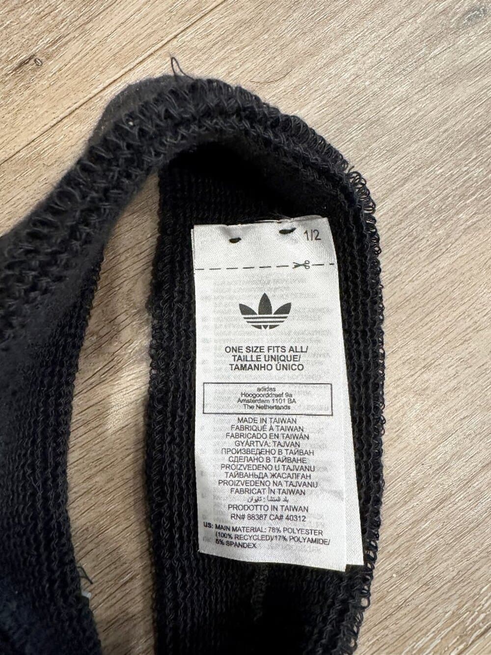 Adidas Originals x Willy Chavarria Embroidered Knit Headband - Black / Red - Thumbnail 3