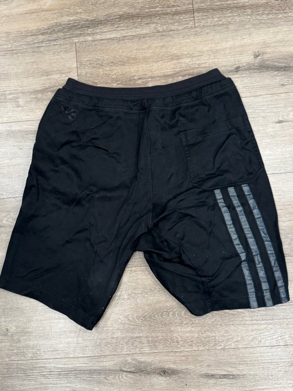 Y-3 Yohji Yamamoto 3-Stripe Shorts - Size M - Thumbnail 6
